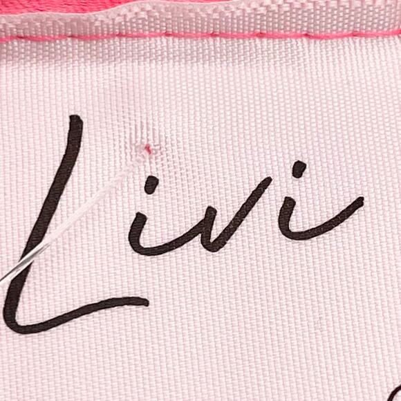 Livi by Olivia Rae Womens L Satin Slip Dress‎ Slit Neon Pink Strappy Barbiecore - Picture 9 of 12